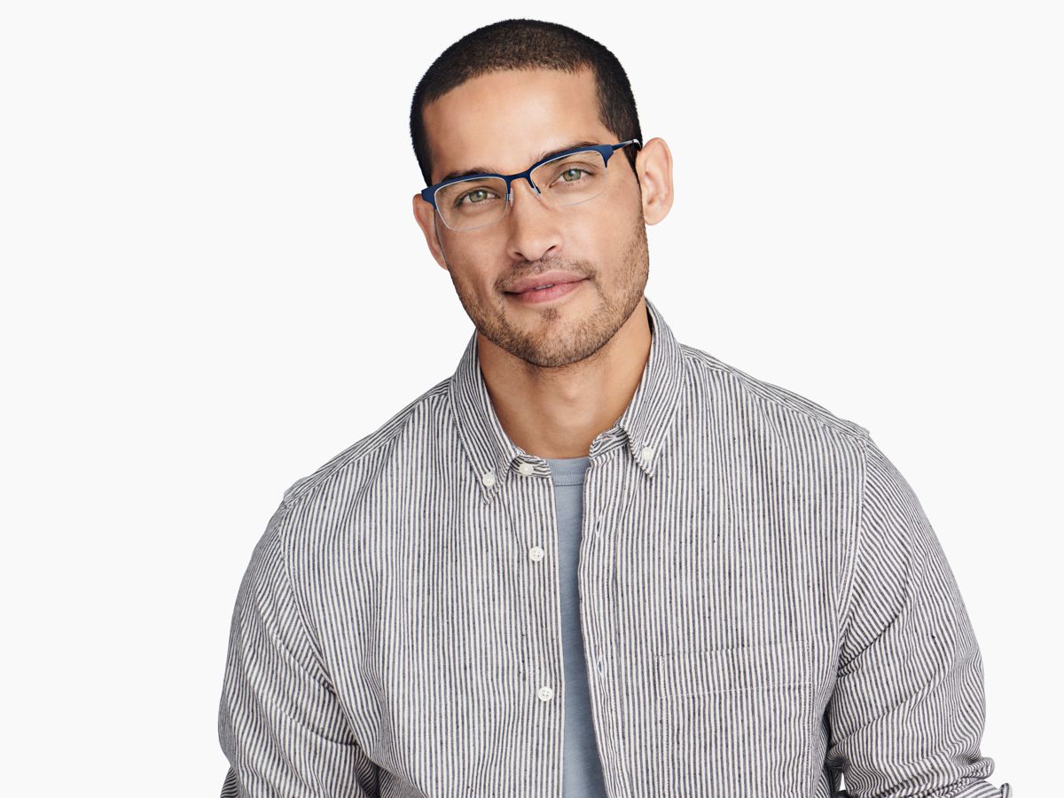 James in Brushed Navy, image 2